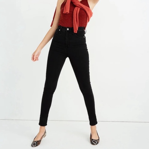 Madewell Denim - Madewell Black Denim/ jeans, faded black wash, 26